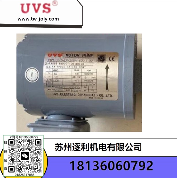 UVS MOTOR PUMP電機(jī)泵組UVS-1P-13V-200-7-02電動(dòng)泵3-PHASE鐵